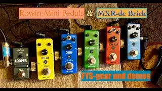 Rowin Mini Pedals, MXR 