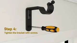 YaFex Curtain Rods Installation Video - Model 1116