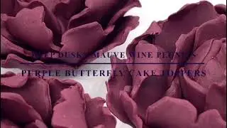 Deep Dusky Mauve Wine Peonies