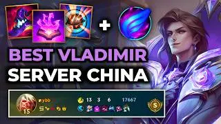 Vladimir Wild Rift China - Build Runes Guide Patch 7.0b - Gameplay Vladimir Season 20