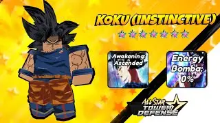 LVL 175 KOKU INSTINCTIVE 7⭐UNIT SHOWCASE - ALL STAR TOWER DEFENSE
