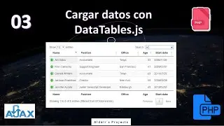 Como usar DataTables para listar datos | PHP MYSQL,JQUERY Y AJAX
