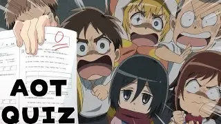 ATTACK ON TITAN QUIZ (20 Hard Questions)🔥【ONLY REAL FANS CAN DO IT】
