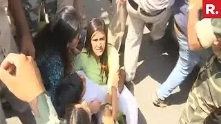 BHU Molestation Case: NSUI Protest At Jantar Mantar