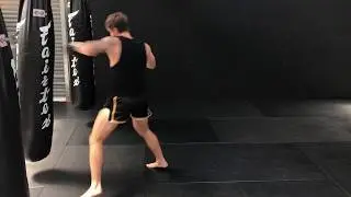 #ComboOfTheWeek 6 - How to kill a man (Jab, body cross, Left hook, Hardest leg kick ever)