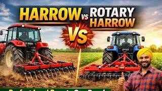 Harrow @ Rotary Harrow  Best Land Preparation Tool for Modern Farming हैरो बनाम रोटरी हैरो