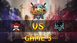 [GAME 2] IDNS VS IMPUNITY KH | MSC 2021 | GROUP STAGE P2D1