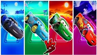 Cars 3 Mater 🆚 Evil Lightning McQueen 🆚 Train Eater 🆚 Miss Fritter-Tiles Hop EDM Rush🎶 Who Is Best🎯