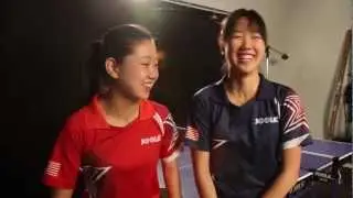 Table Tennis Olympians Lily Zhang and Erica Wu ask you to support Top Spin, a ping pong documentary!