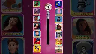 Test Your Disney Knowledge Guess The Character By Song | Moana, Elsa, Crazy Frog, Mickey Mouse