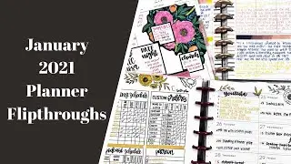 January 2021 Planner Flipthrough