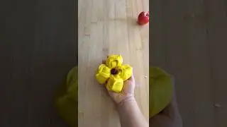 Golden Swirl Dough Art | Creative Bun Design