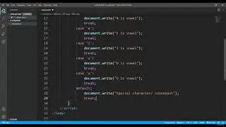 JavaScript Switch Statement