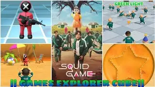 # trending Squid game challenge survival : ||games explorer cube|| #squid_games #games_explorer_cube
