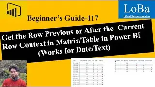 Power BI Get the Previous Row in Power BI| Get the next row in Power BI| Row After & Row Before PBI