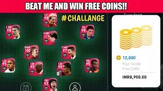 Beat Me & Win Free Coins!! Pes 2021 Mobile || Challenge 1
