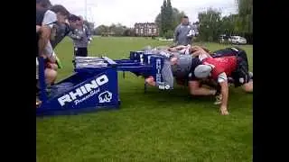 Barbarians Training session with Rhino Scrum Machine