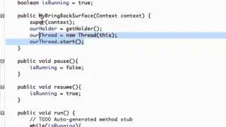 Android Application Development Tutorial - 70 - Establishing a Better Animation Thread