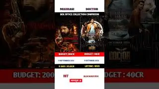 Madrasi vs doctor movei box office collection Comprison &hearts;️ | #boxofficecollection #doctor #madrasi |