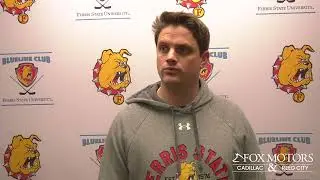 Ferris State Hockey Week 16 Media Session - Brett Riley Interview