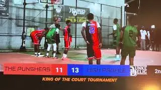 HighProfile vs The Punisher&rsquo;s Championship &ldquo;King of the Court&rdquo; @Dunkers Delight 🏀🏆⛹🏾&zwj;♂️
