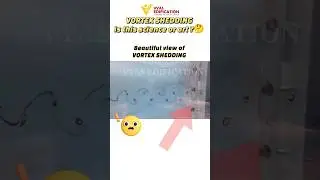 #vortex #shedding #shortsfeed #viral #trendingshorts #physics #waves #vyasedification #shorts #yt