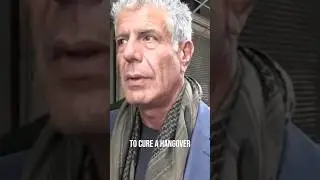 Anthony Bourdain&rsquo;s simple formula to cure a hangover 🍻 #travel #quotes