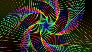 Psychedelic Trance Music, 4K Trippy Radio Waves Loop