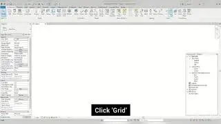 Adding Grids in Revit & changing grid type for Beginners- English