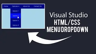 How To Make A Dropdown Menu In HTML/CSS!