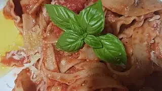 Lasagna into Parpadelle Fast Pasta Hack ala ChefGiovanniPastaPasta #pasta #easyrecipe #italy