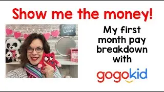 My first month's pay breakdown with gogokid!