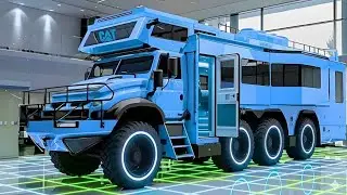 Первый взгляд на Caterpillar 8&times;8 Overland RV 2026 года &ndash; роскошный внедорожник высшего класса.