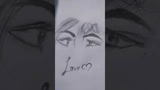 🥀eye contact with drawing 👀#art #drawing#shortvideo #lofisongs #sadsongs #trending videos