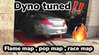 FINALLY GETTING MY INFINITI G37 DYNO TUNED, FLAME MAP, AND MORE…