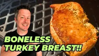 Smoked BONELESS TURKEY BREAST on a PIT BOSS! | Pellet Grill Boneless Turkey Breast