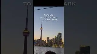 Exploring Toronto Island park #canada#ferry #downtown #sightseeing #trip#toronto #view