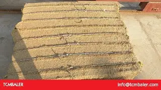 bagging sawdust wood shavings press baler machine