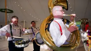 Brass Band Crashes Wedding with Surprise Entrance - Love Actually 