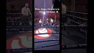 Danny Christie referee bkb dougie Joyce 3d fight club