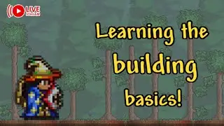 [LIVE]  Terraria Building Basics: Learning to Make Cool Builds! (Tips Welcome!) ✨