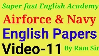 English model Sets for Airforce & Navy by Ram Sir
