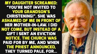 My Daughter Screamed: &ldquo;You're Not Invited To Your Grandson's Christening!&rdquo;. So I Decided... STORIES