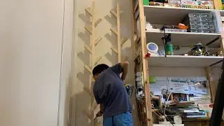 Free Time Creation: IKEA TJUSIG Inspired DIY Clothes Hanger from Reclaimed Wood