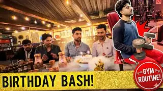BIRTHDAY PARTY BASH & CHEST + SHOULDER WORKOUT FOR GROWTH | Incline Dumbbell Press Guide #vlog 