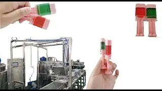 How to make gummy candy vitamin CBD candy? Extrusion type children's toy jelly candy production line