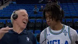 Moses Brown on UCLA's 82-58 victory against LMU