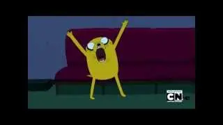 Adventure Time Jake gets a spider bite