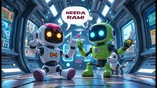 Five Little Robots in a Ship &ndash; Counting Adventure with Playful Robots for Kids