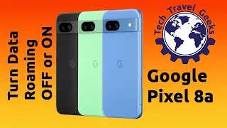 How to turn Data Roaming OFF or ON on Google Pixel 8a #TeamPixel #HowTo #roaming
